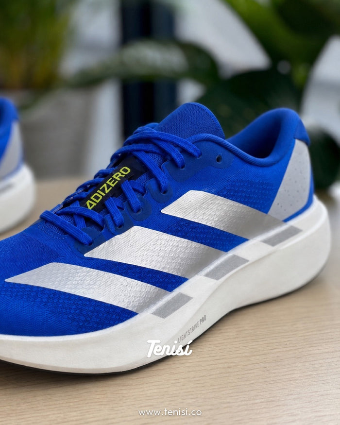 adidas Adizero Blue Silver look 2