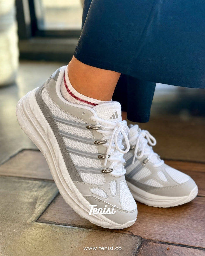 adidas Repetitor Chunky Grey White look 3