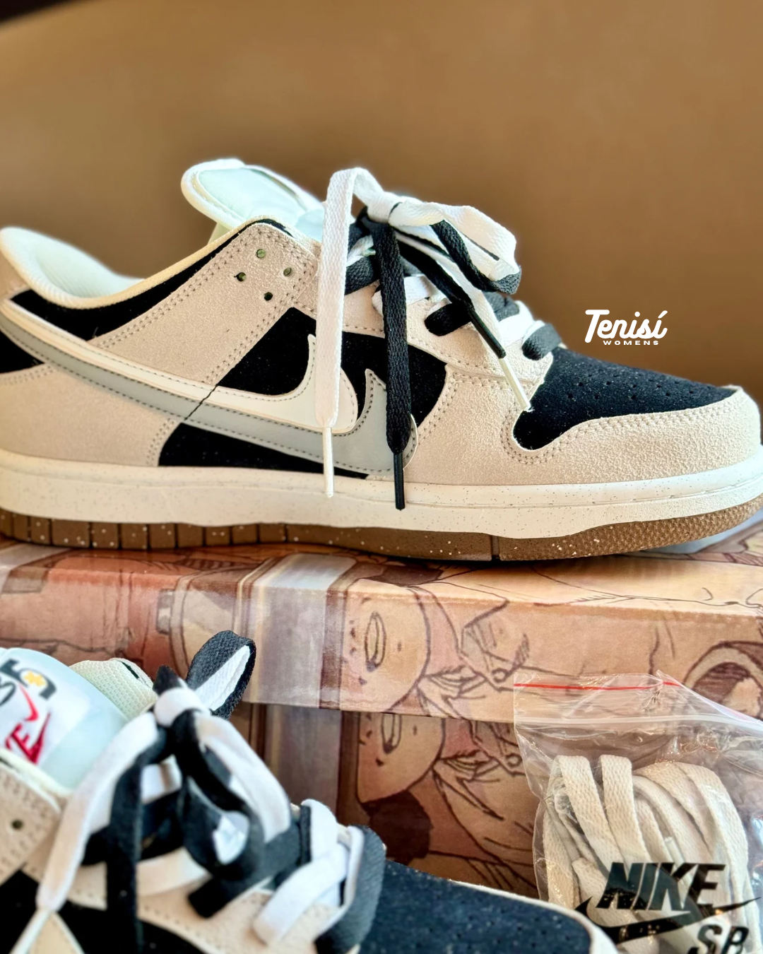 Nike Dunk Low “Double Swoosh” Panda