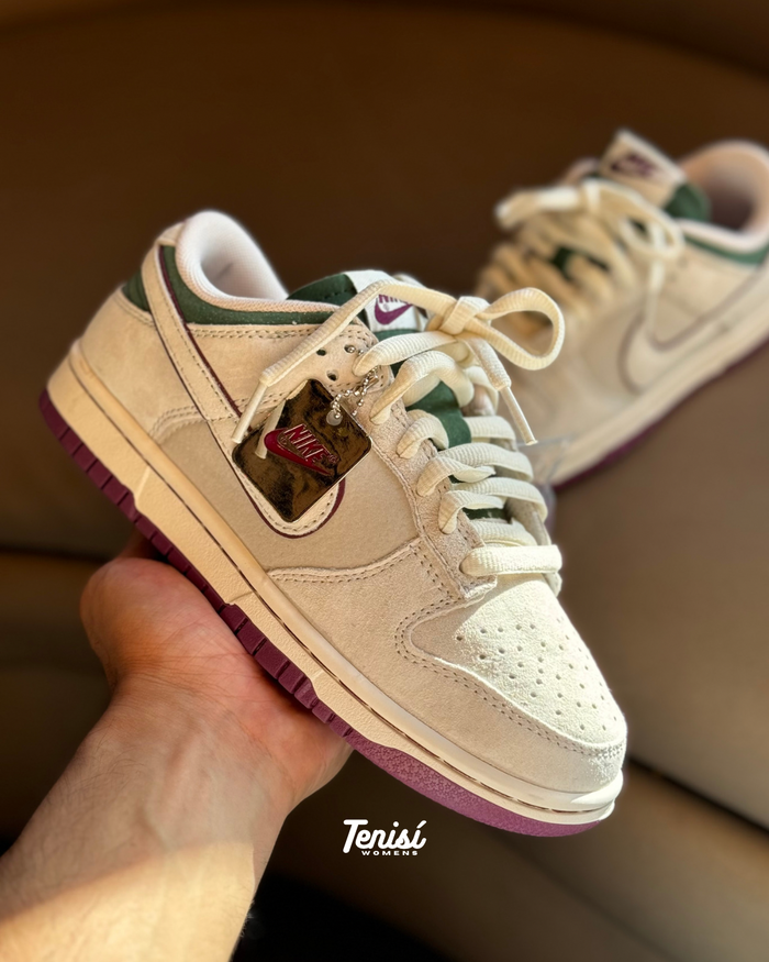 Nike Dunk Low x Tenisí “Green Purple” look 4