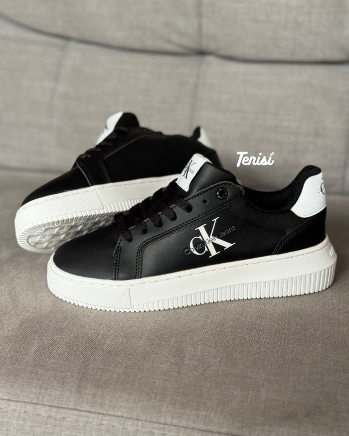 Calvin Klein Chunky Cupsole Black look 2