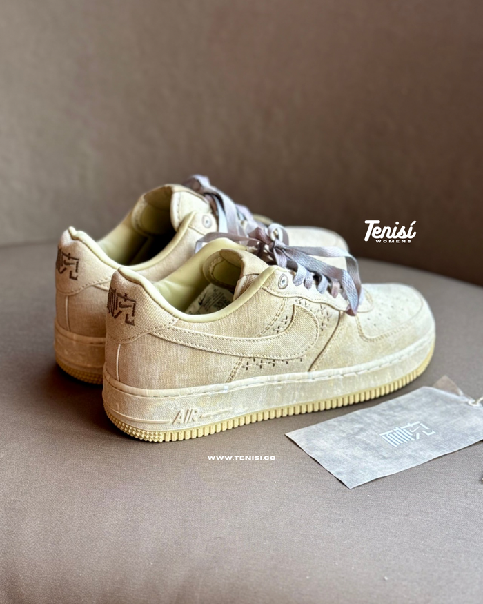 NIKE AIR FORCE 1 LOW NAI-KE TAN CANVAS look 2