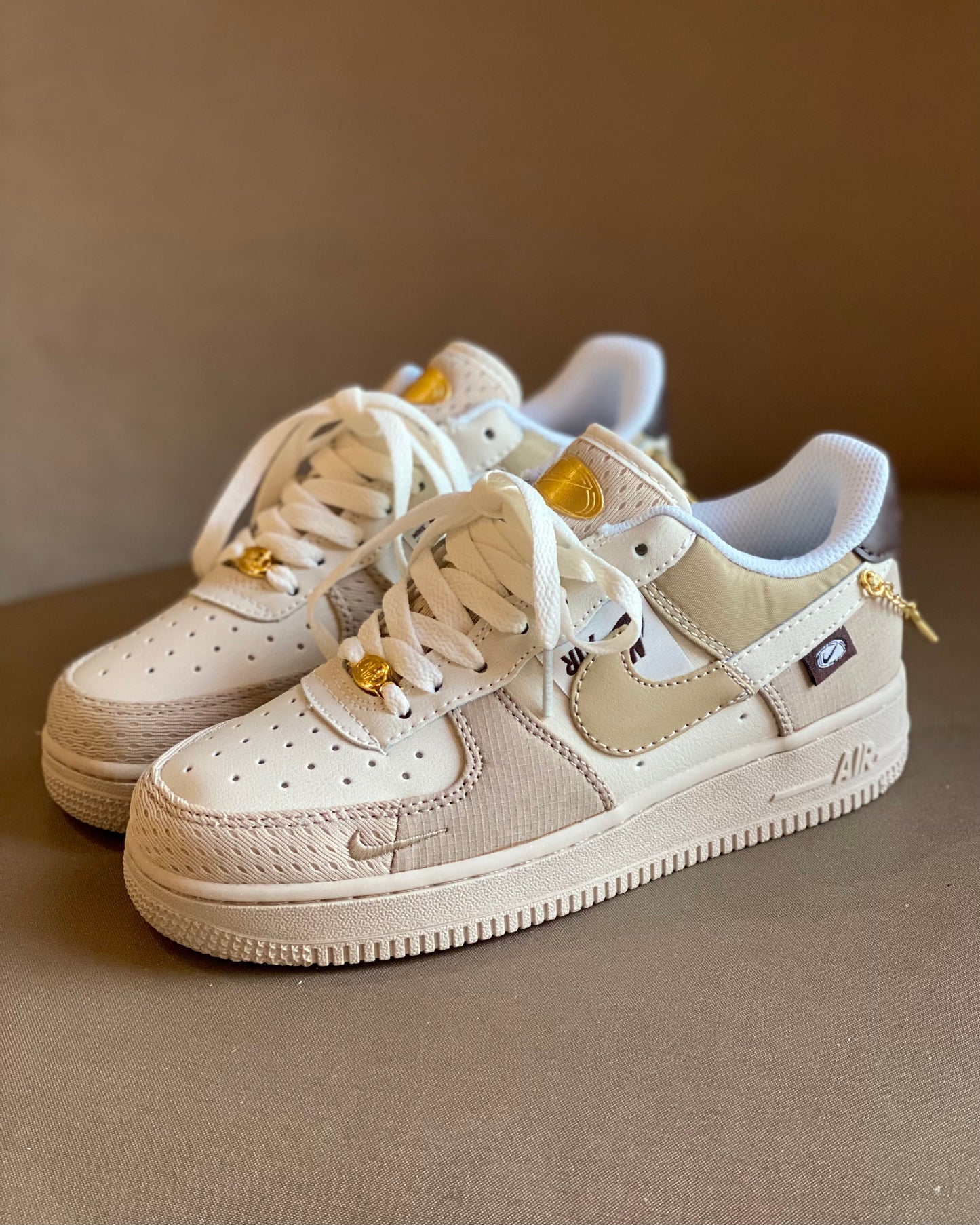 Nike Air Force 1 "Tan Bling"