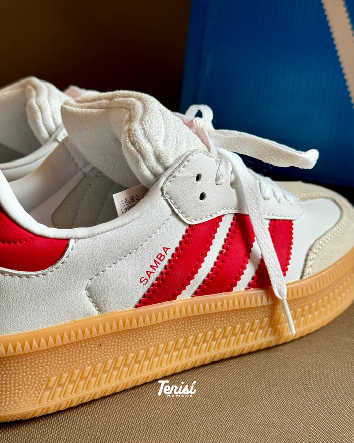 adidas Samba XLG “Red” look 2