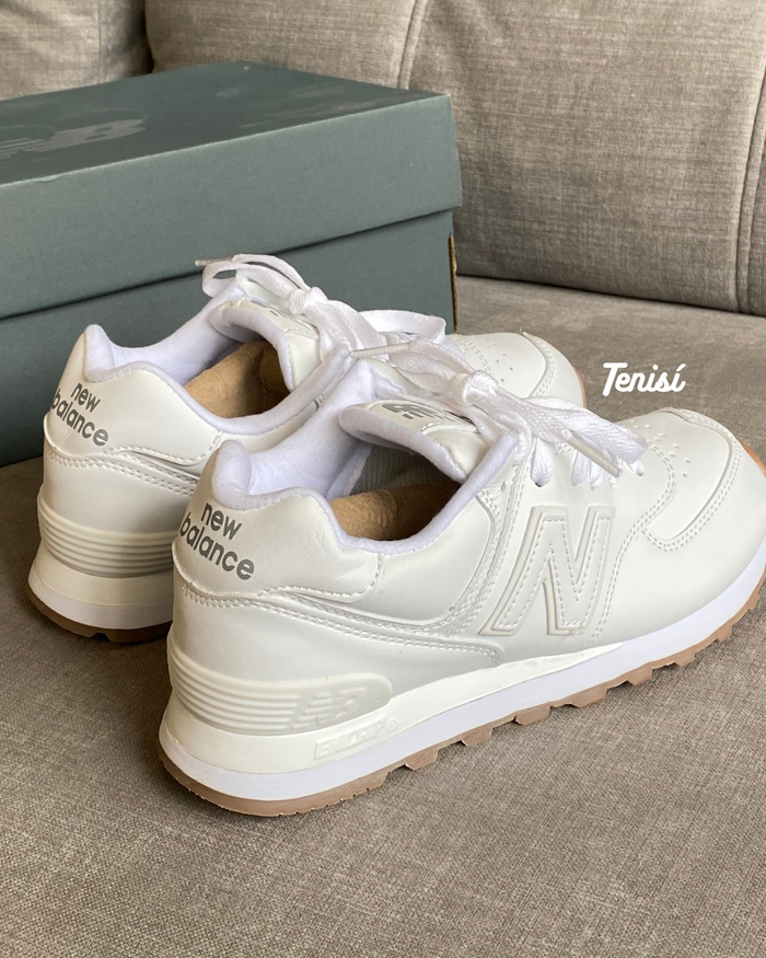 New Balance 574 “Triple White” look 2