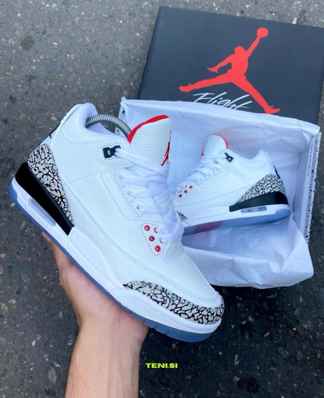 Jordan 3 blanco online