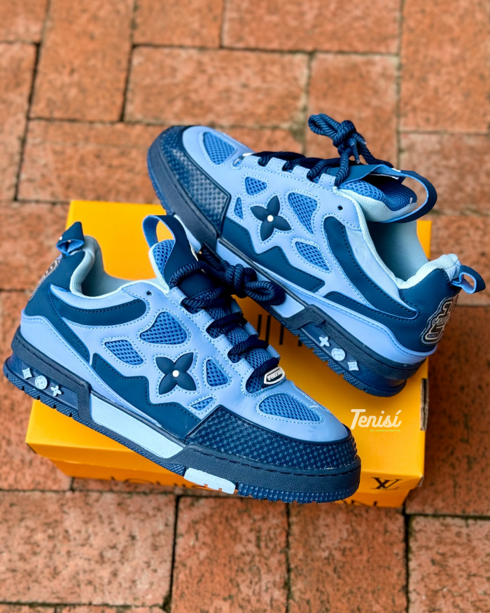 Louis Vuitton Skate “Triple Blue” look 3