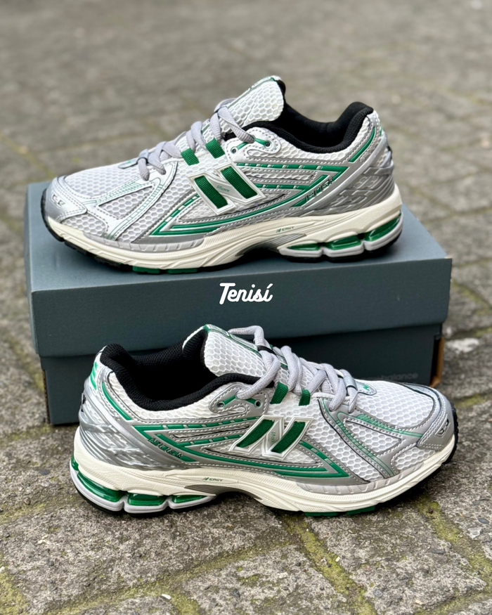 New Balance 1906R Green Platinum look 4