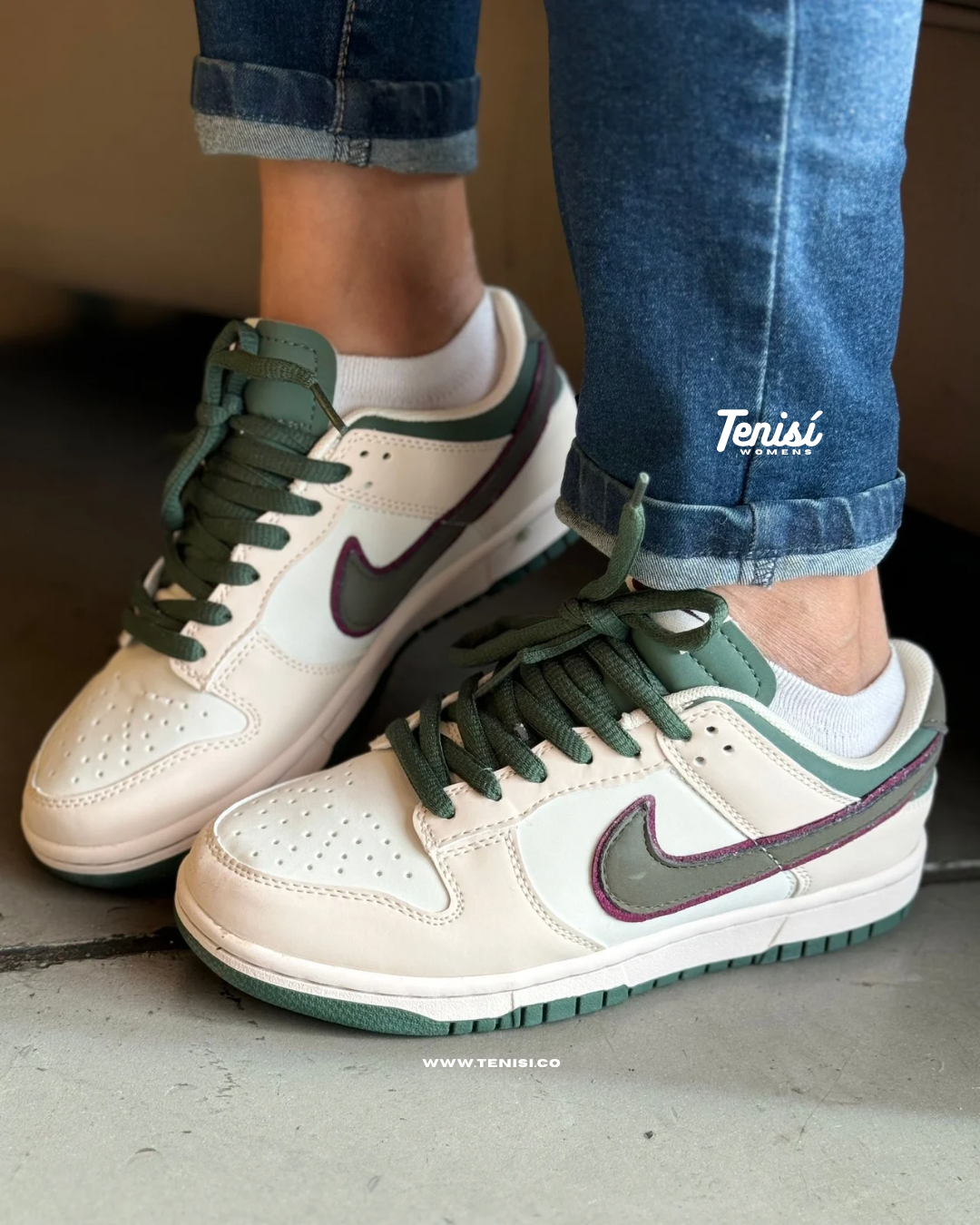 Nike Dunk Low x Tenisí “Beige / Green”