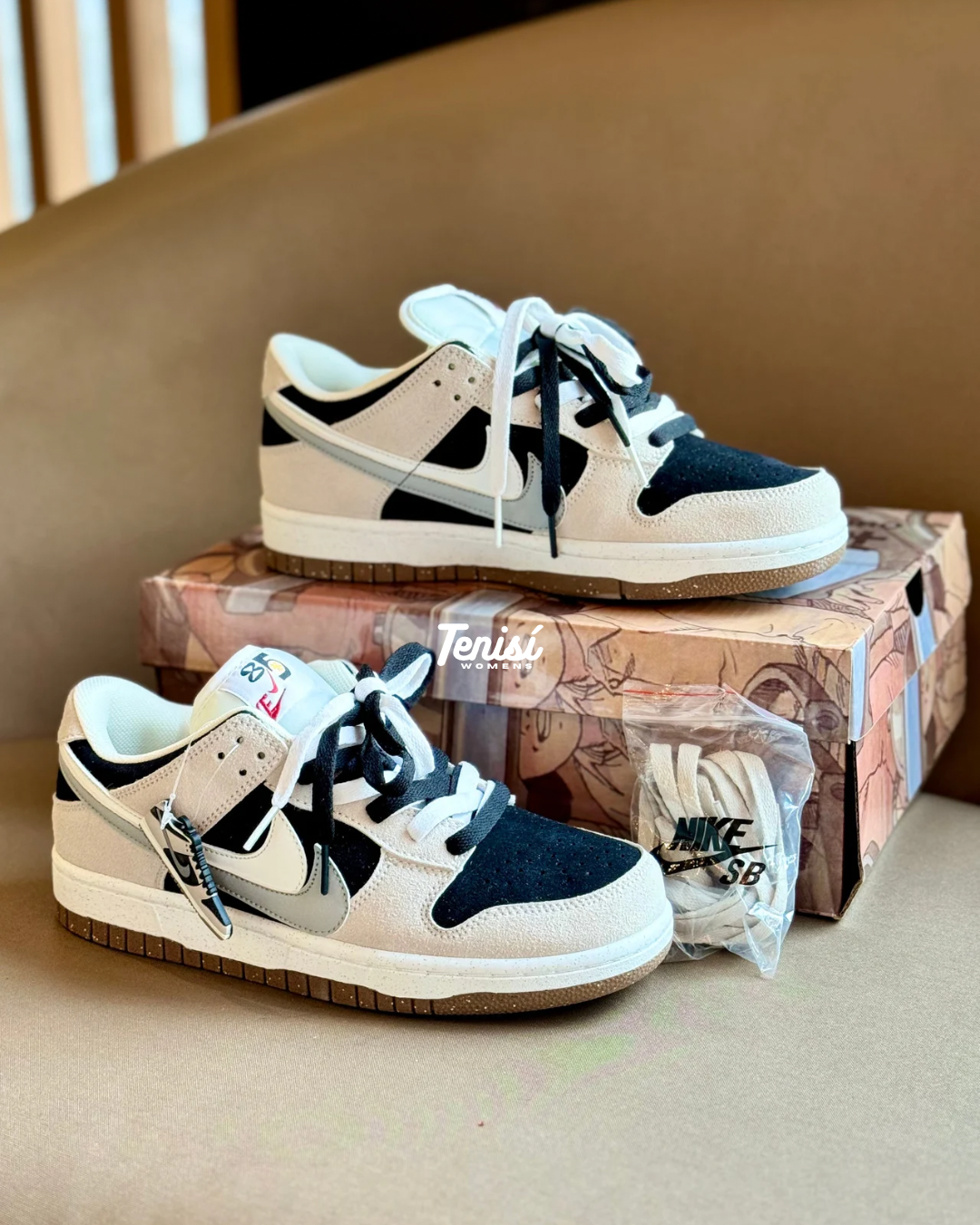 Nike Dunk Low “Double Swoosh” Panda