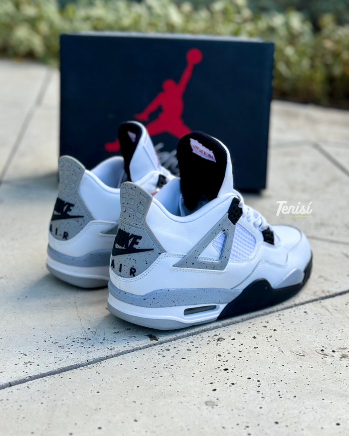Air Jordan 4 Retro 'White Cement' look 3