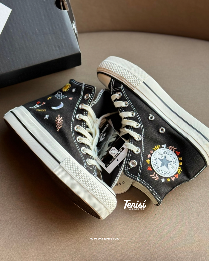 Converse Chuck Taylor Plataforma All Star “Black” look 5