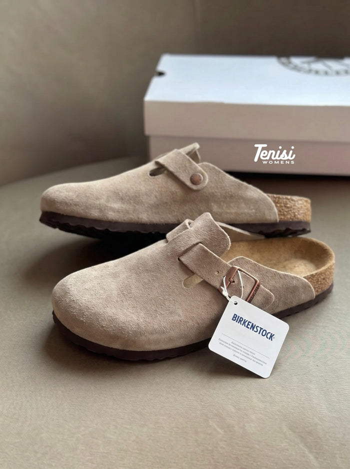 Birkenstock Boston "Beige" look 2