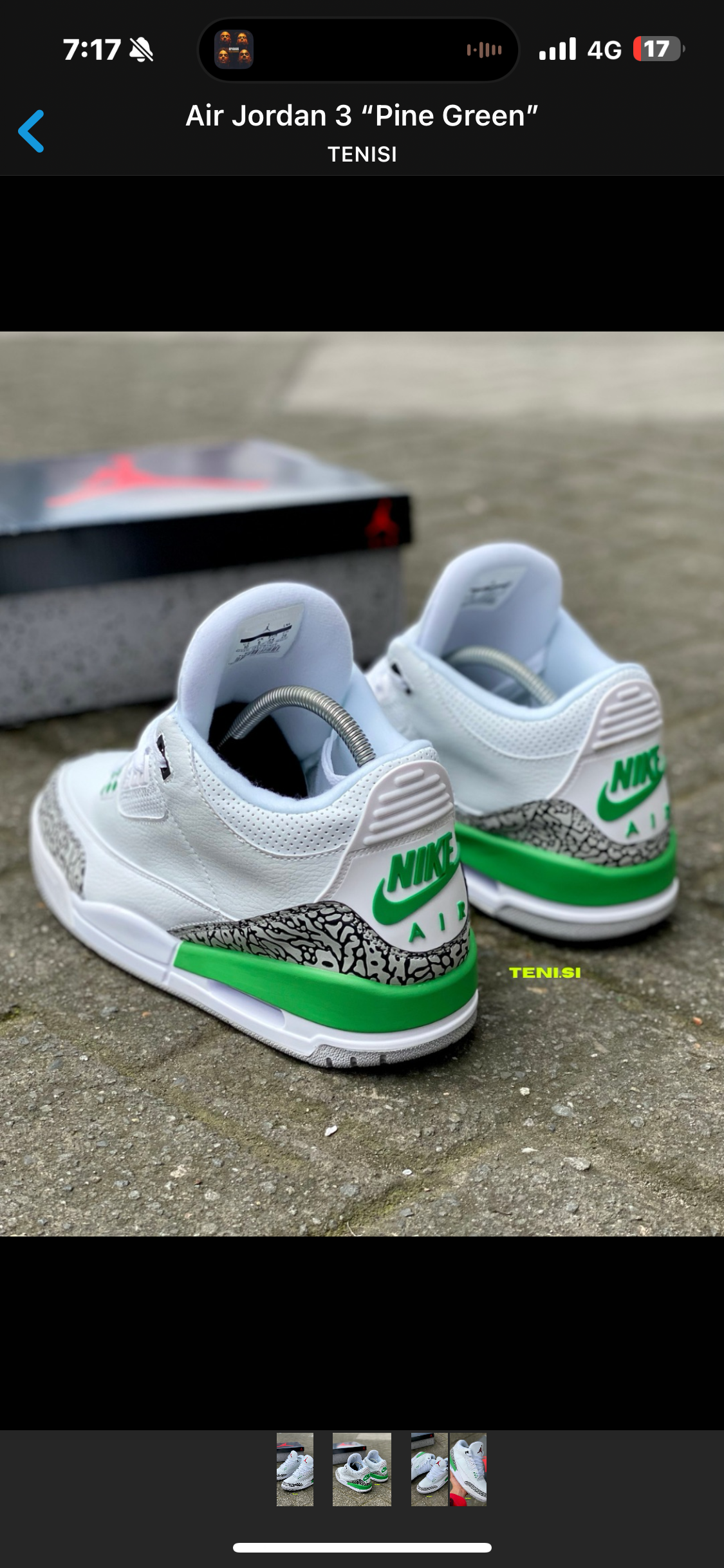 Air Jordan 3 “Verde Sorte”