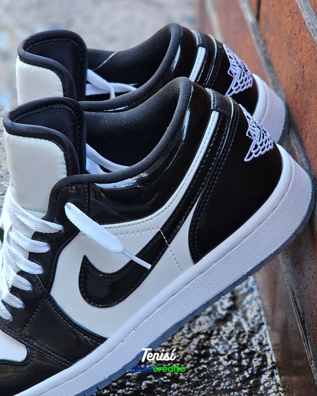 Jordan Concord Panda en combinación blanco y negro clásica