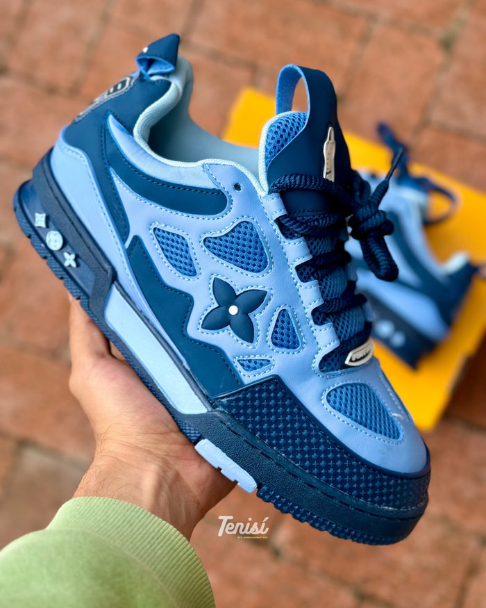 Louis Vuitton Skate “Triple Blue” look 2