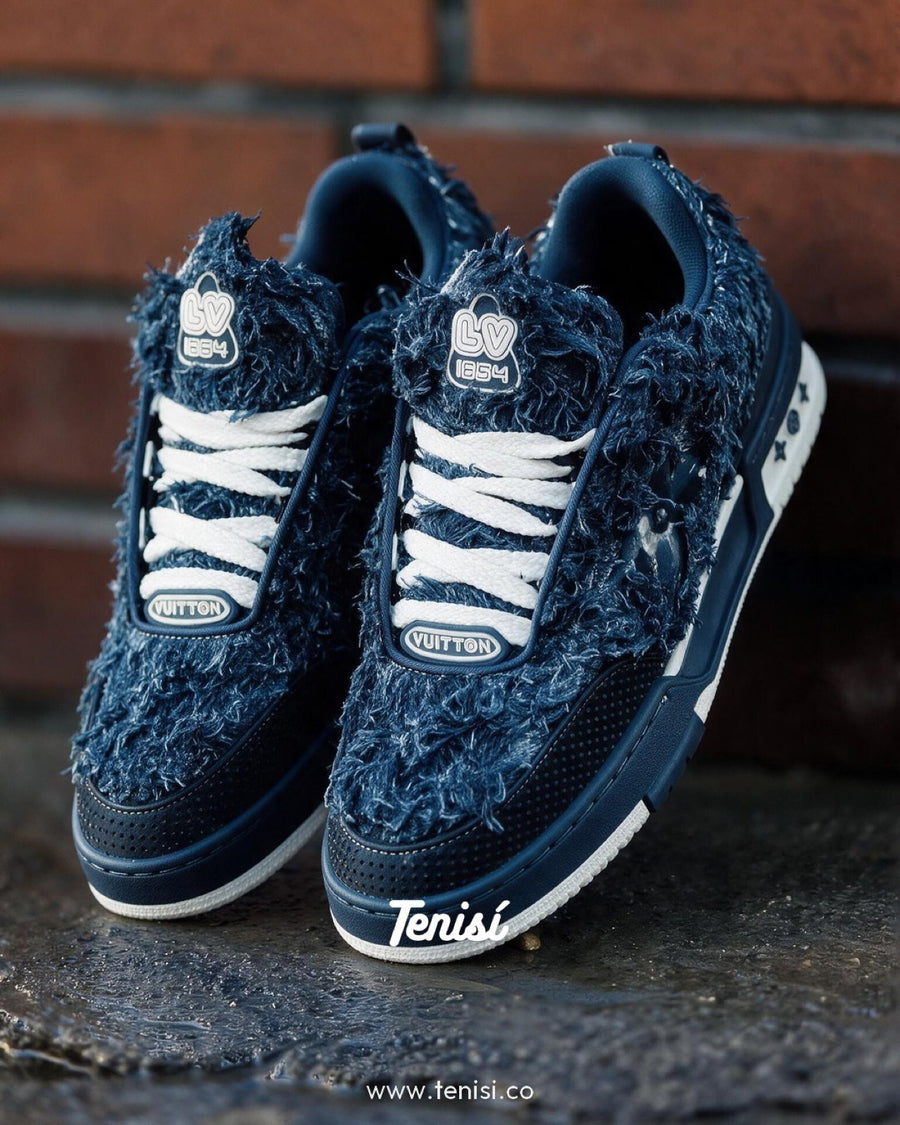 Louis Vuitton Trainer “Denim Azul Flecos” — pago contra entrega en Colombia