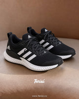 adidas Boost Runner Black White vista 1