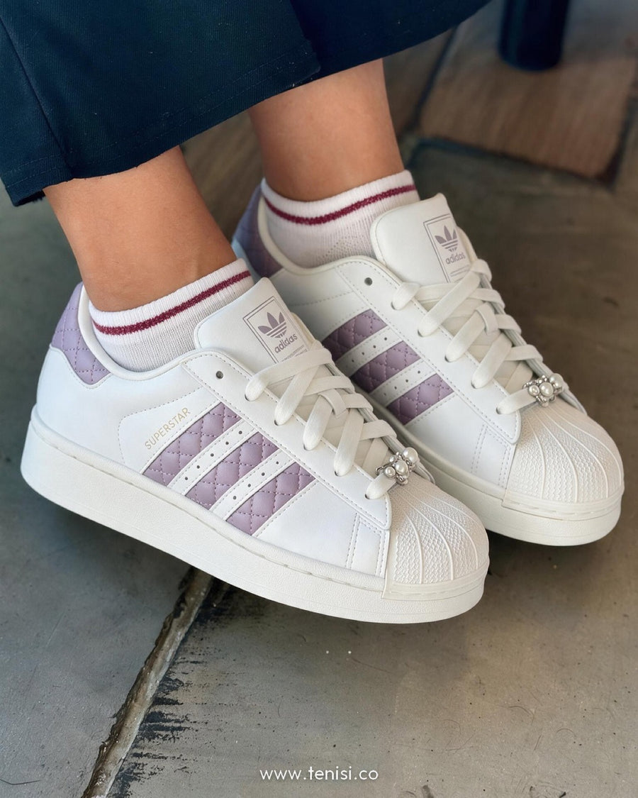adidas Superstar Plataforma “Lila Acolchado” — pago contra entrega en Colombia