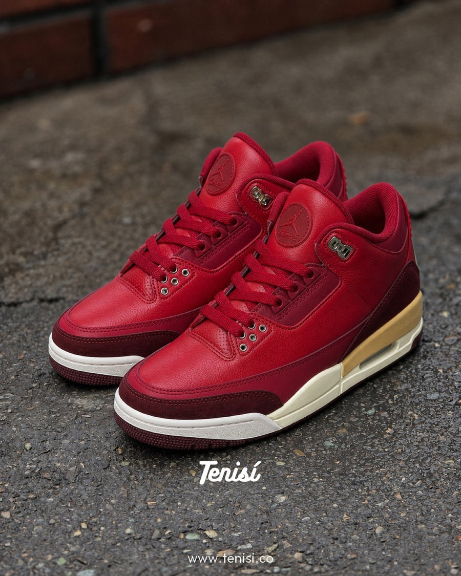 Air Jordan 3 “Rojo Vino” — pago contra entrega en Colombia
