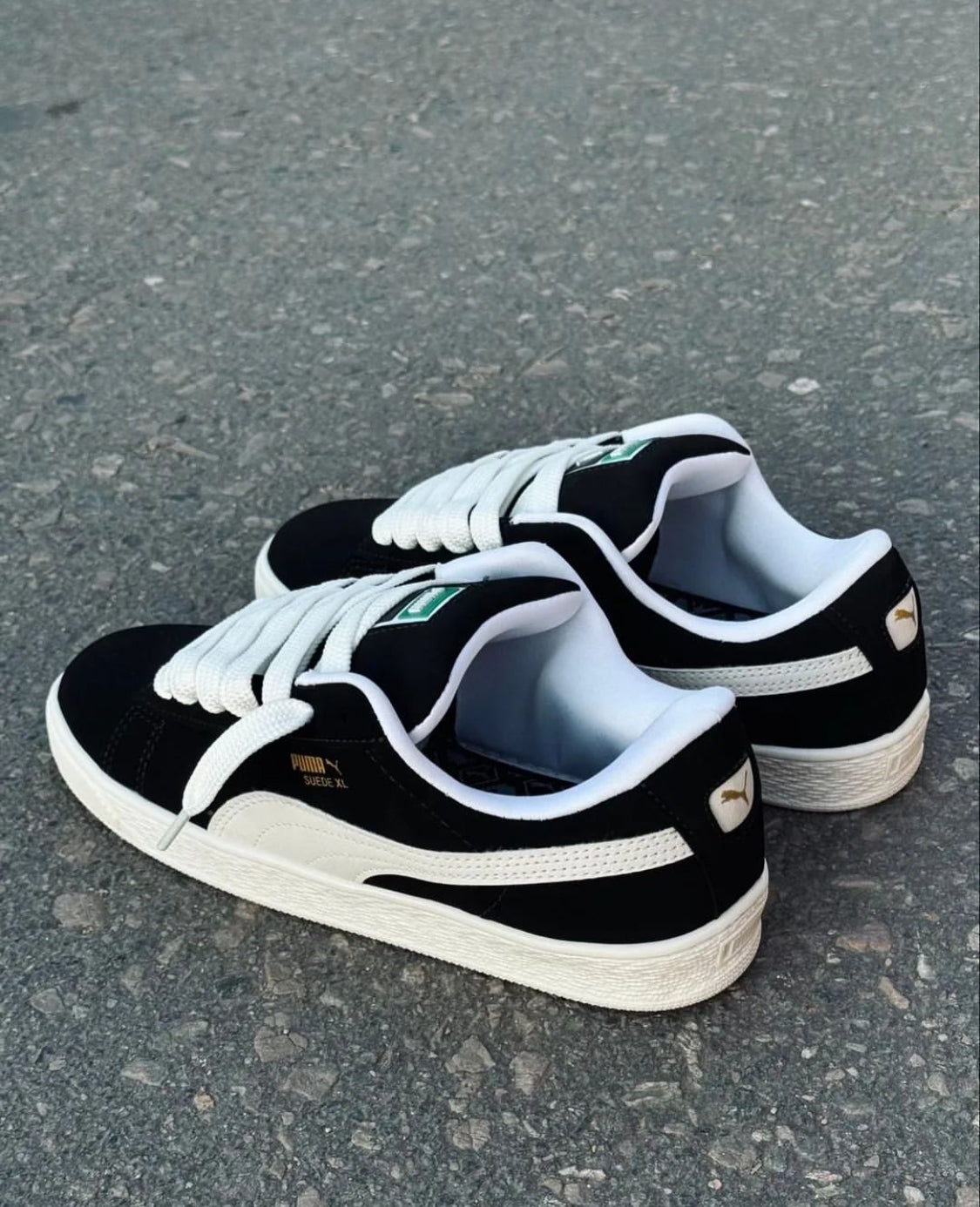 Puma suede classic negras best sale