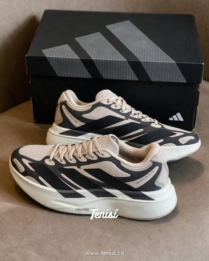 adidas Adizero Evo SL Exo Beige Black look 1