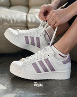 adidas Superstar Plataforma “Lila Acolchado” vista 2