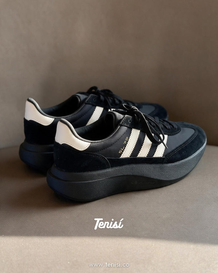 adidas SL 72 Black Cream look 1