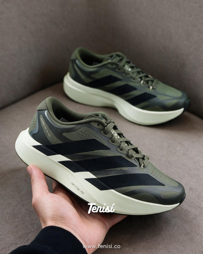 adidas Adizero Evo SL Exo Green look 1