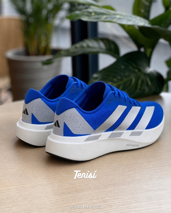 adidas Adizero Blue Silver look 1