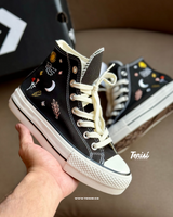 Converse Chuck Taylor Plataforma All Star “Black” vista 7