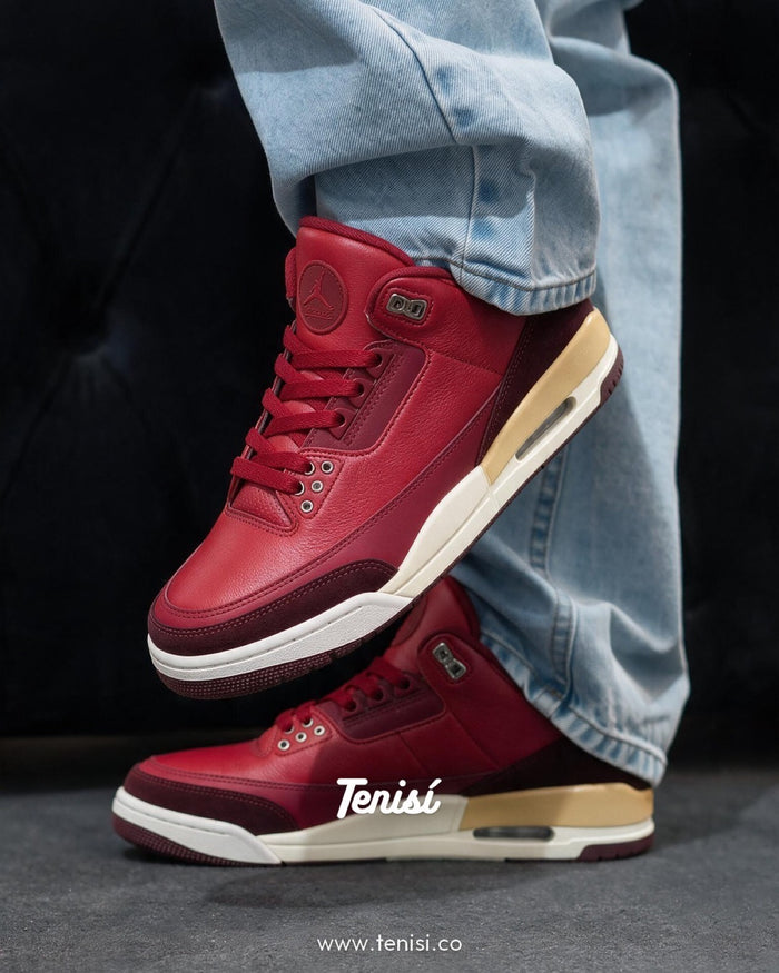 Air Jordan 3 “Rojo Vino” look 2