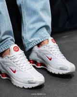 Nike Shox “Blanco Rojo” vista 3