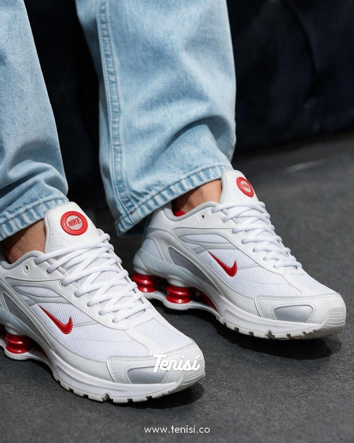 Nike Shox “Blanco Rojo” look 2