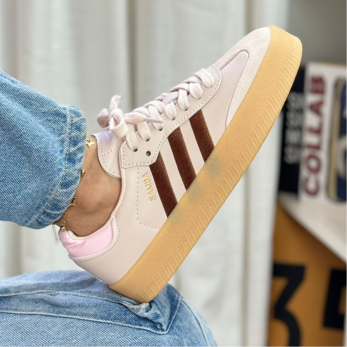 adidas Sambae “Pink” look 1