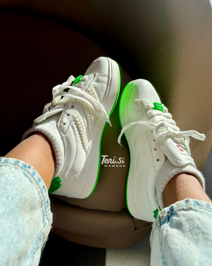 adidas Grand Court x Lego “Green” look 2