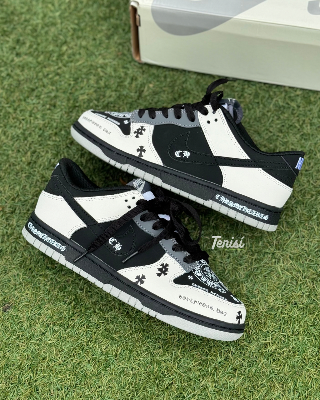 Nike Dunk Low Chrome Hearts Custom