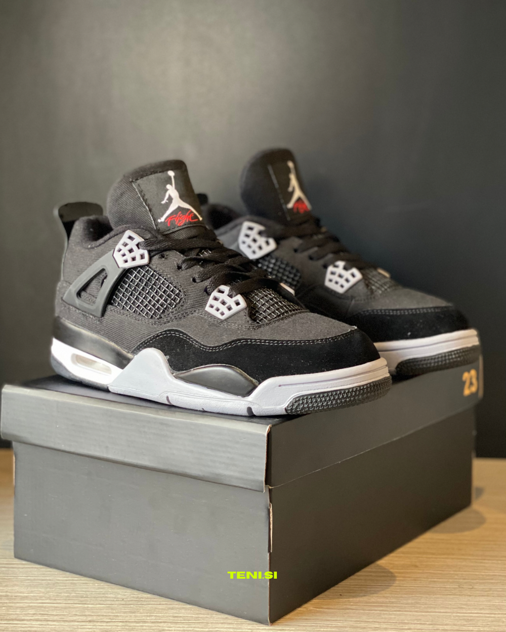 Air Jordan 4 “Black Canvas”