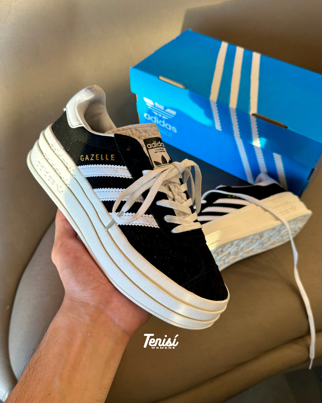 adidas Gazelle Bold “Black”