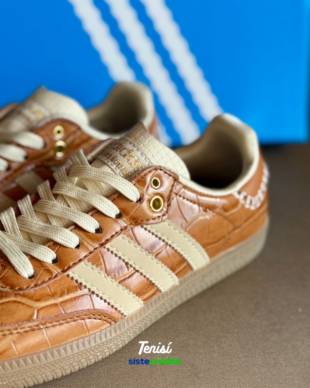 Samba Brown Croc de adidas x Wales Bonner