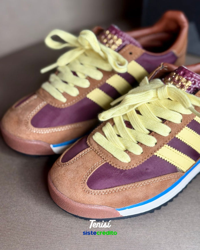Adidas SL 72 RS Rosette Vinotinto look 4