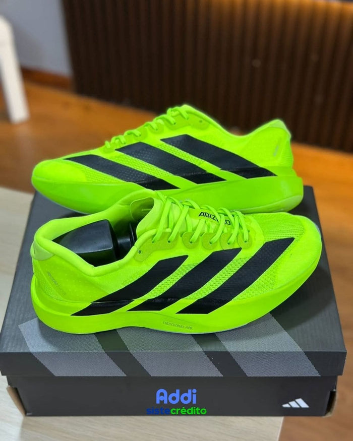 Adidas Adizero EVO SL  Lucid Lemon look 1