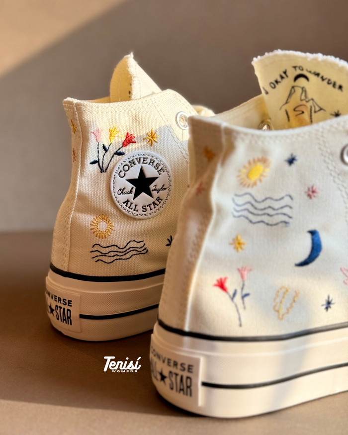 Converse Chuck Taylor Plataforma All Star “White” look 2
