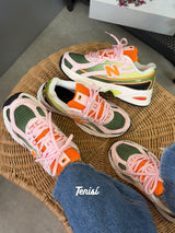 New Balance 530 Pink Green Orange vista 1