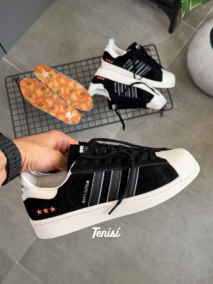 adidas Superstar Marty Supreme Black White look 1