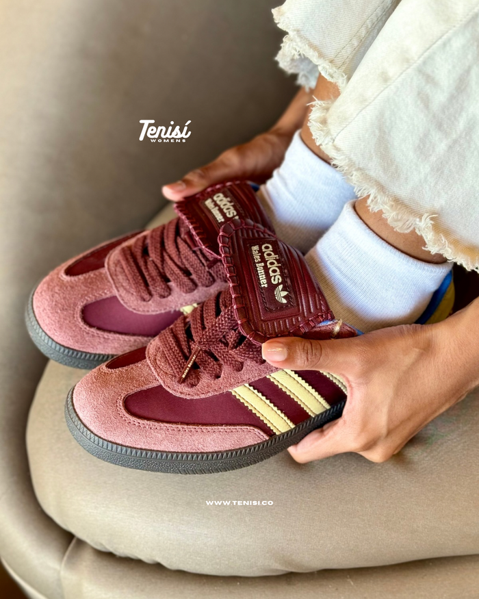 adidas Samba x Wales Banner “Grana” look 2