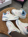 Air Jordan 3 White Denim Pink