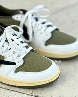 Air Jordan 1 x Travis Scott “Medium Olive” vista 3