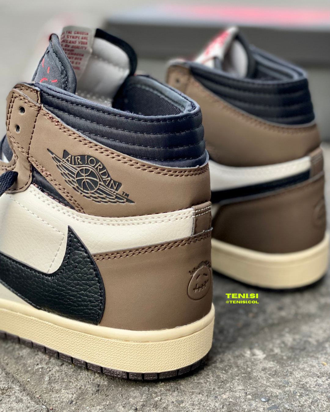 Air Jordan 1 High X Travis scott Mocha TENISI