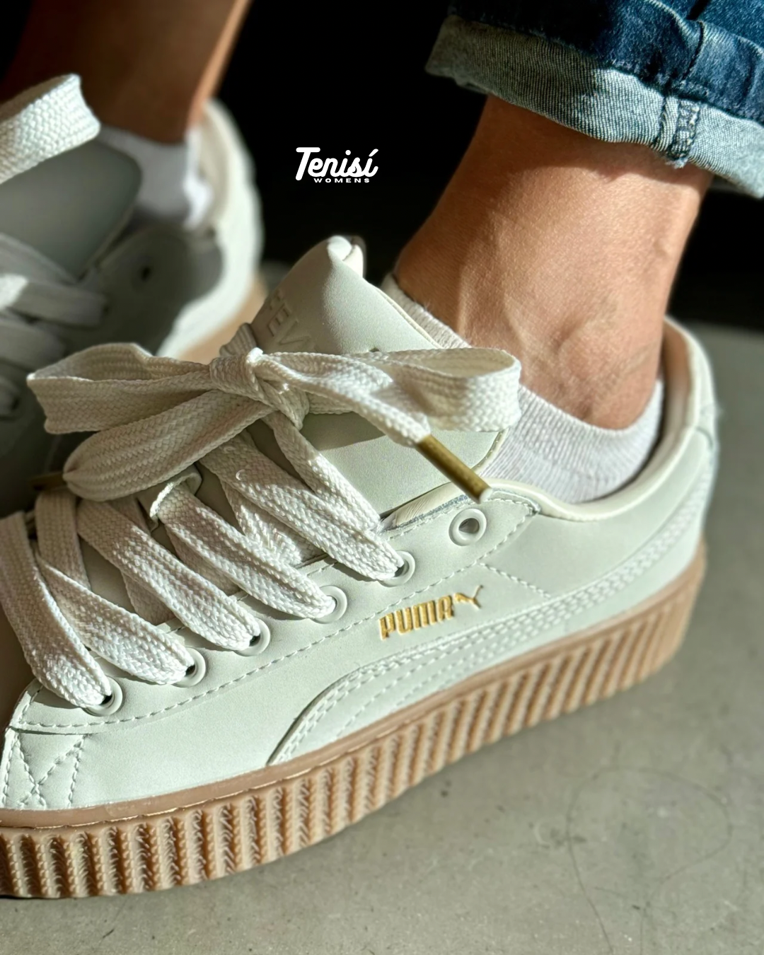 Puma creepers beige 37 best sale